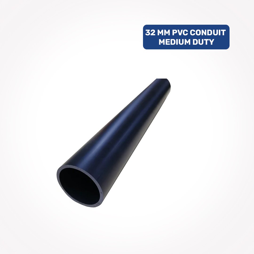 Decoduct 32mm PVC Conduit Medium Duty 750N 2.9 Meter