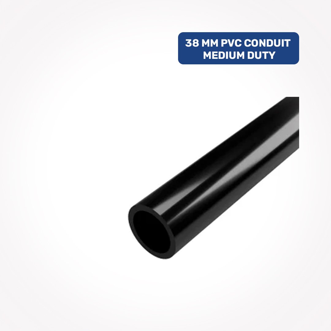 Decoduct 38mm PVC Conduit Medium Duty 750N 2.9 Meter