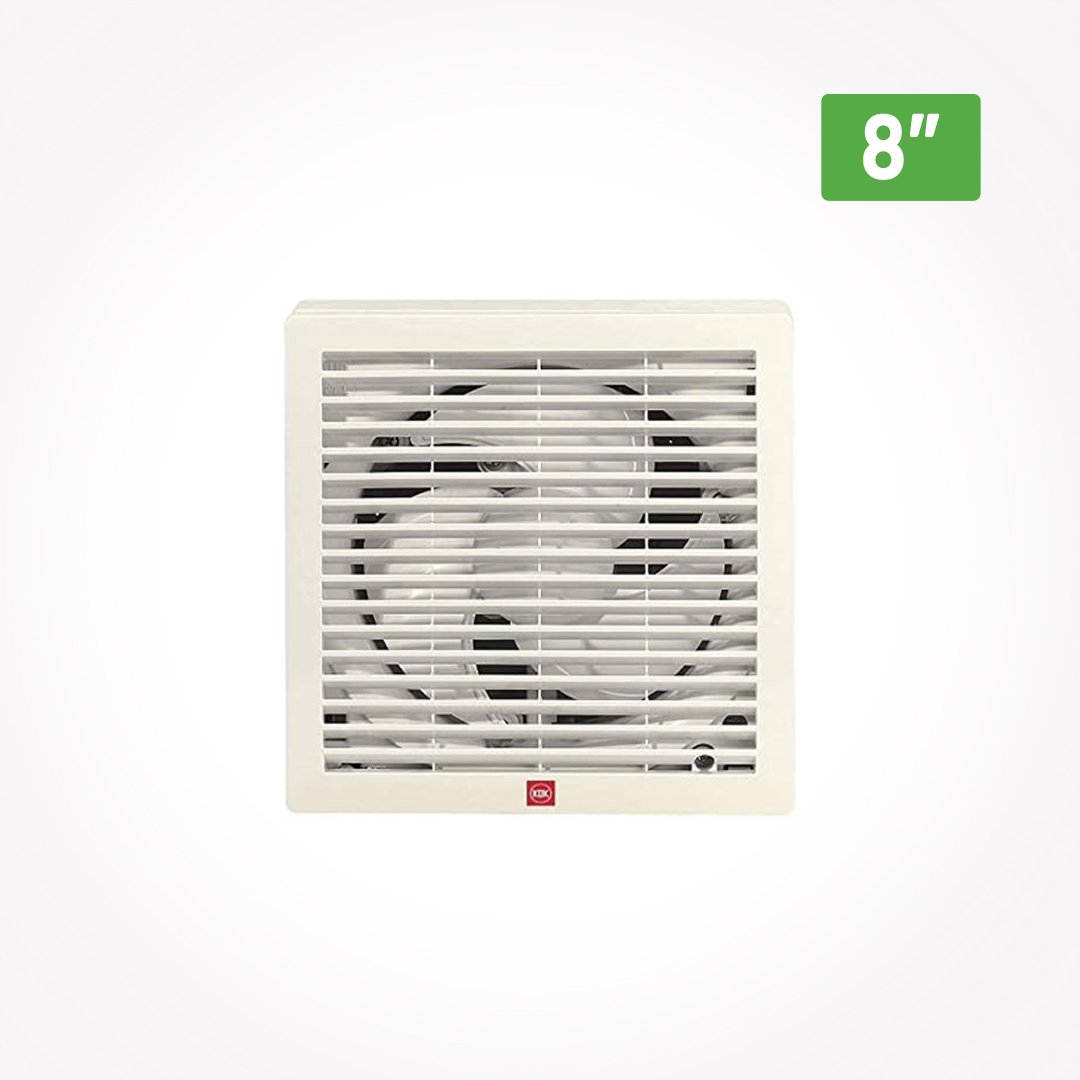 KDK Auto Shutter Ventilation 8″ Glass Mount +AUT.SHU.262CFM