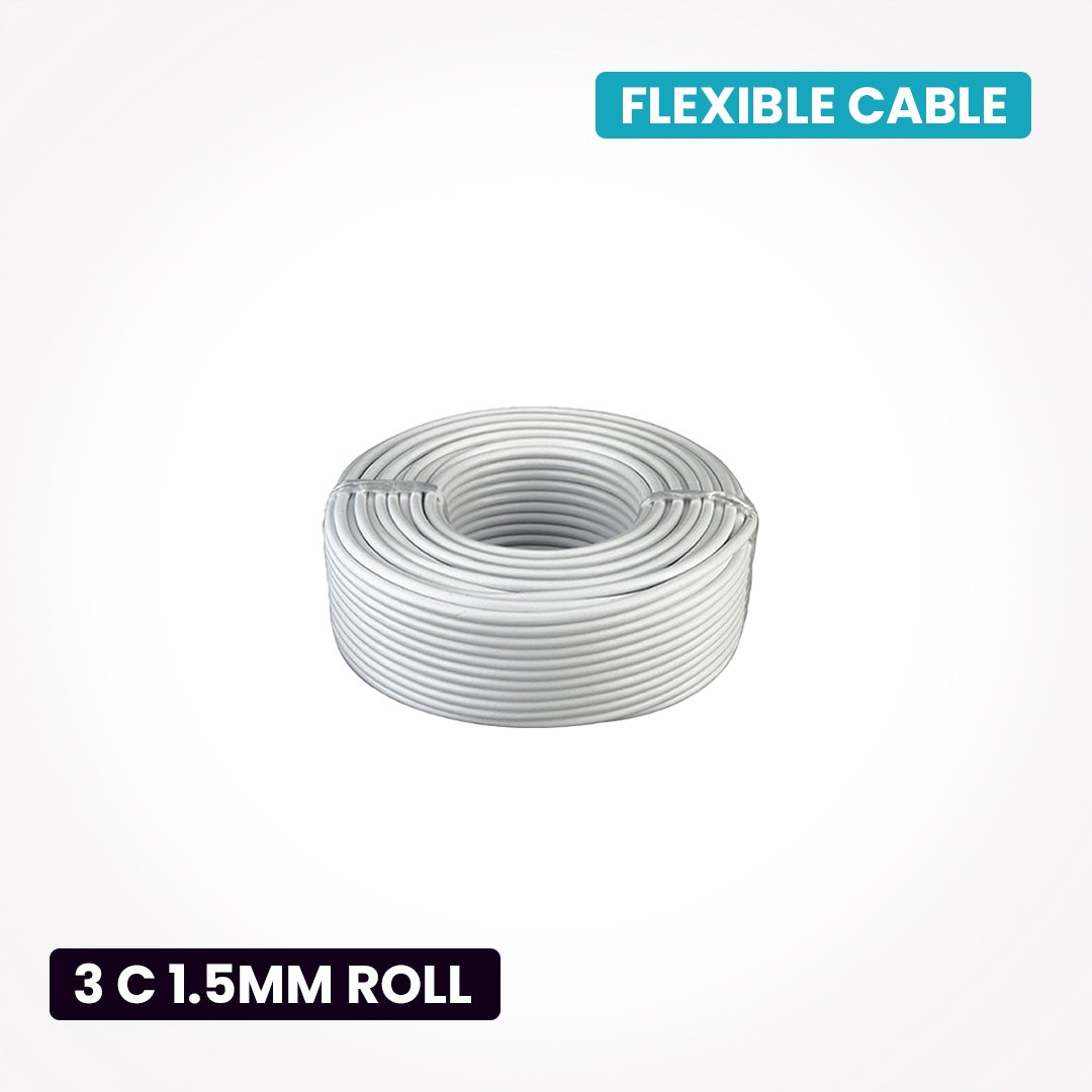 Flexible Cable 3 core 1.5 mm Roll