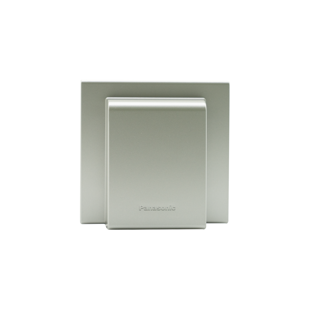 Panasonic 45A Flexible Cable Outlet REFINA Metallic White WEB7020MW – Durable and High-Capacity Outlet for Electrical Installations