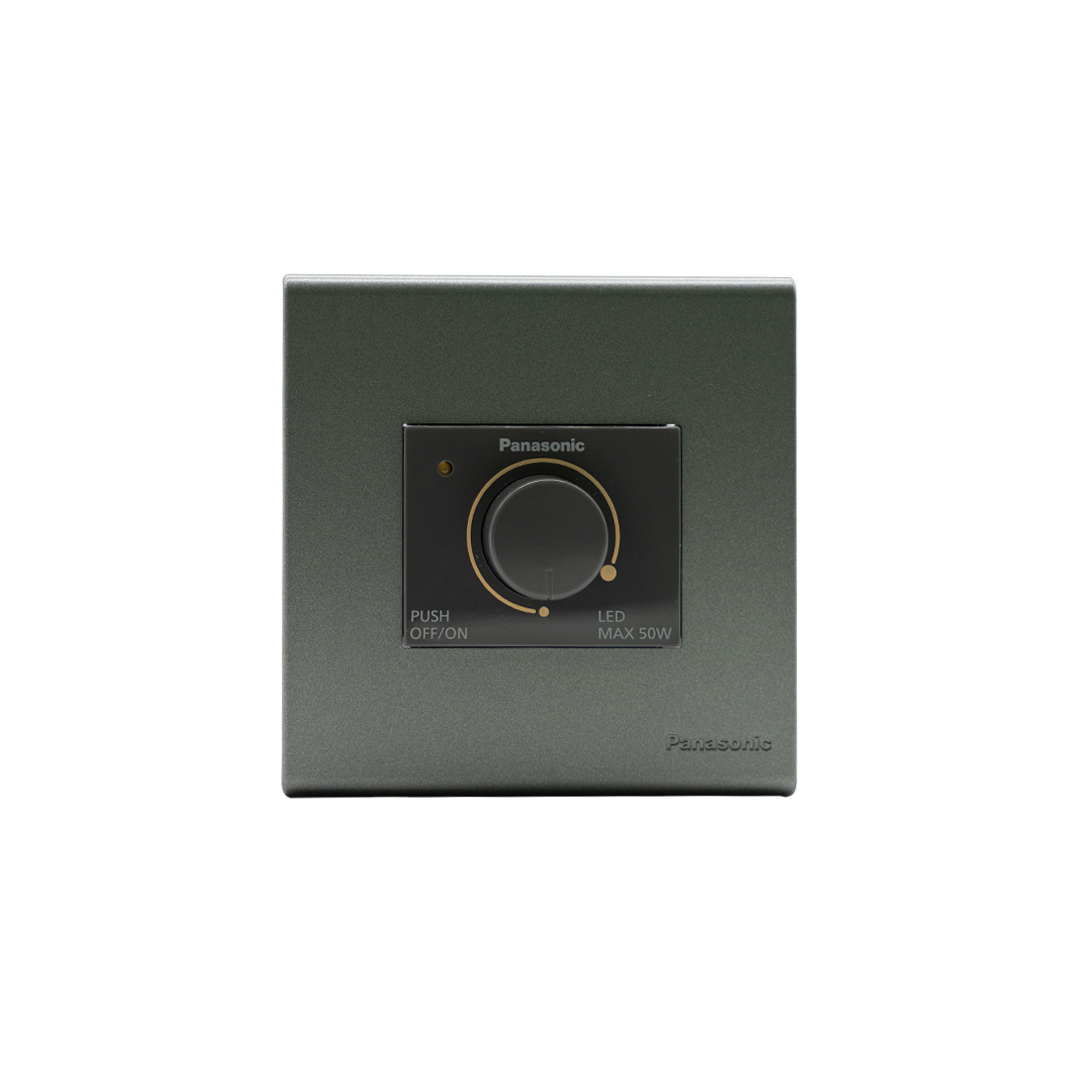 Panasonic LED Dimmer 50W REFINA Metallic Gray WEBP579120MH – Stylish Dimming Control for LED Lights