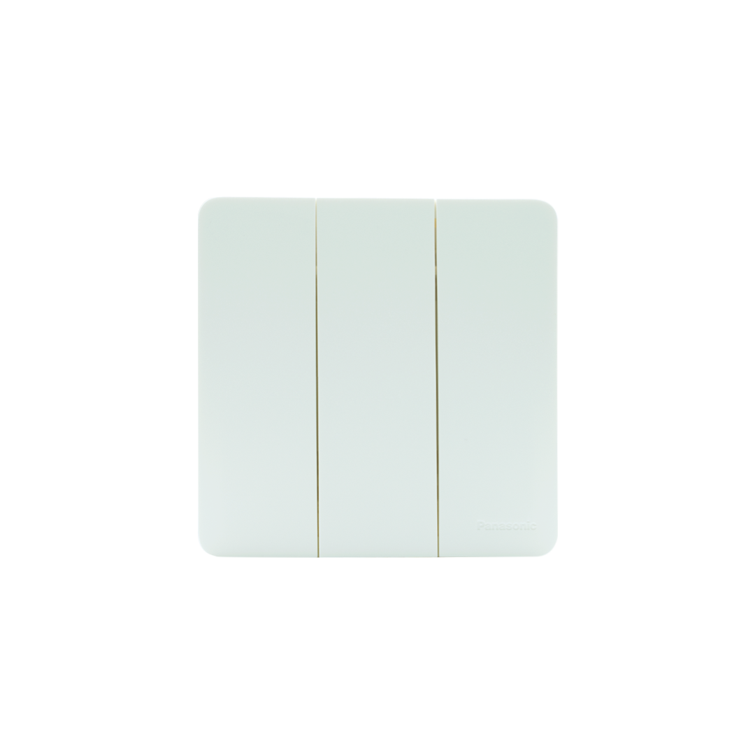 Panasonic 16A 3G 1W Switch Ovelle White WYLG530017W – 1 Year Warranty | Panasonic Electronics & Wiring Accessories