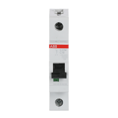 ABB Miniature Circuit Breaker – S200M – 1P – 16 A – C – (AC) 10 kA