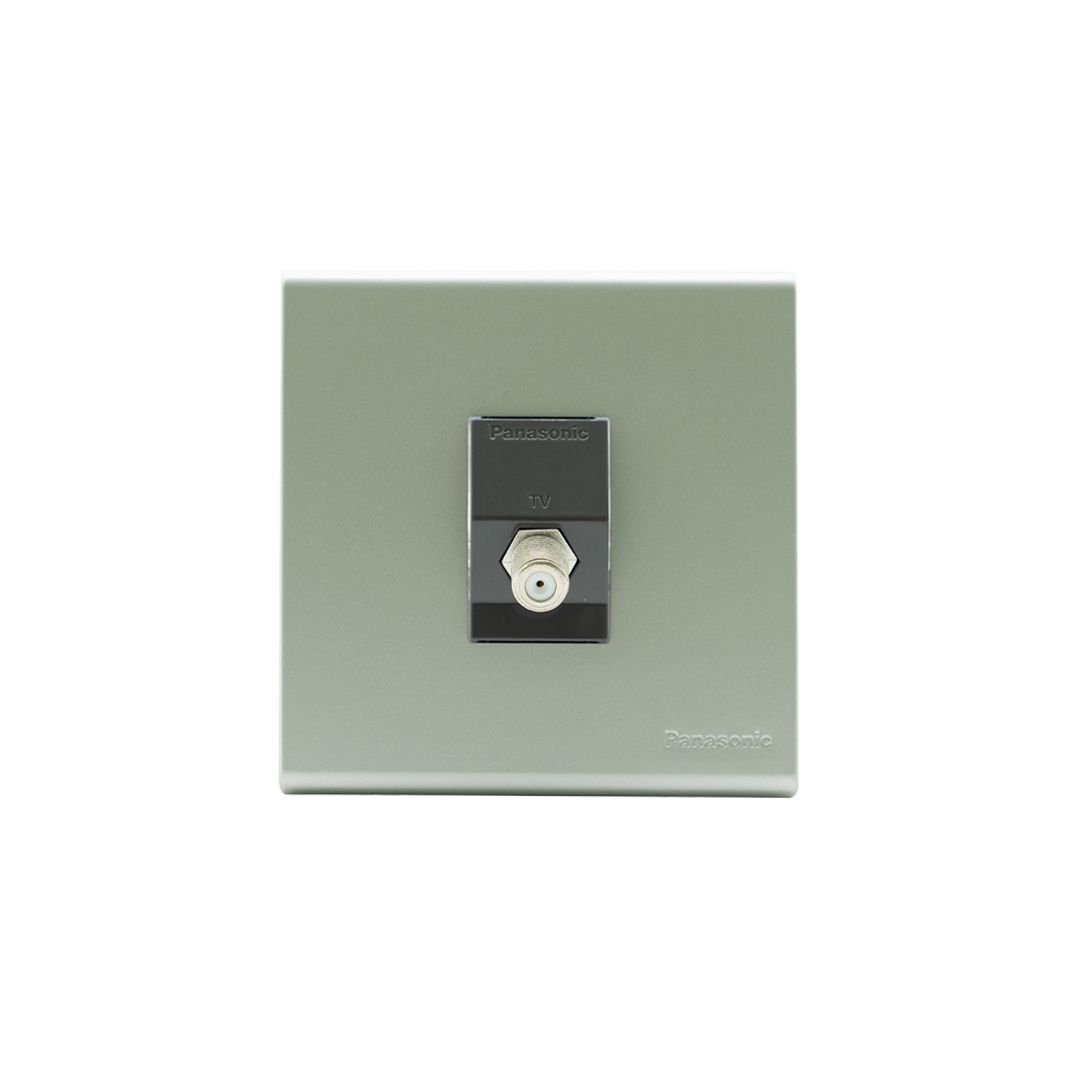 1G TV Socket F-Type – Panasonic REFINA | High-Quality TV Connection Socket WEBP47164501MW