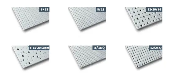 RIGITONE PERFORATED ACOUSTIC GYPSUM BOARD