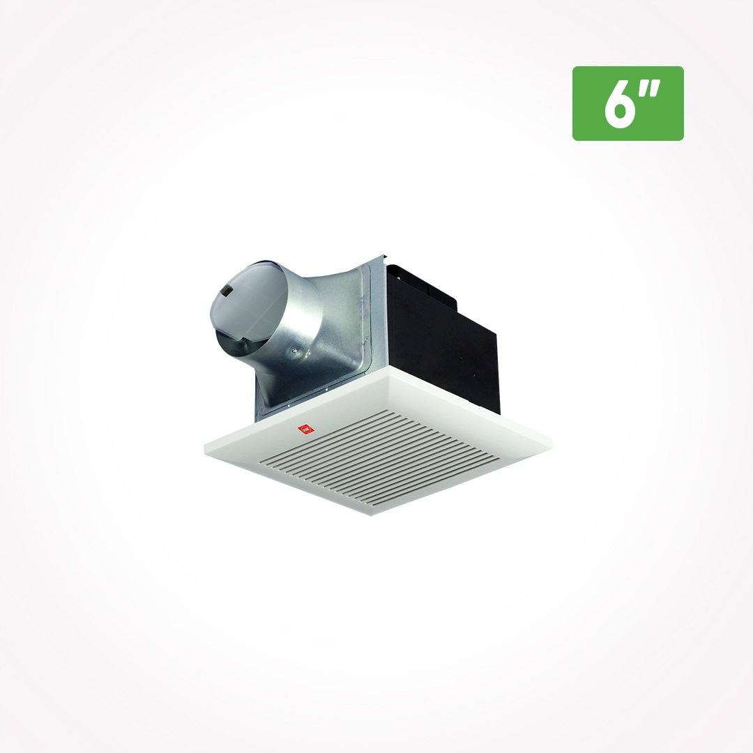 KDK 6″ Ceiling Mount Exhaust Fan 50CFM – 4″ DUCT SIZE – 17CUG