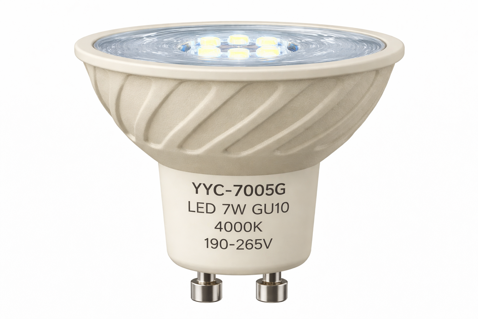 YYC‑7005G – 7W GU10 LED Light (4000K)